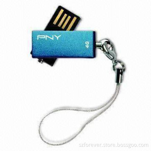 USB Flash Drive with 128MB to 64GB Flash Memory Capacity, No External Power Source Required